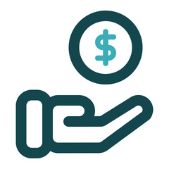 profit icon for illustration