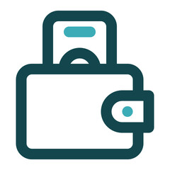 wallet icon for illustration