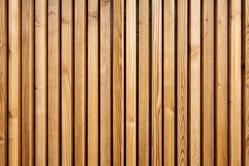 Natural wooden lath wall background featuring a seamless pattern of modern vertical wooden slats, perfect for texture overlays, design elements, and rustic-themed projects.