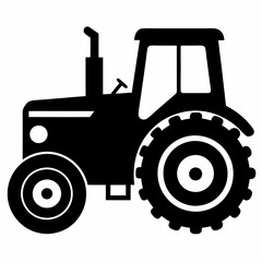 Tractor Black silhouette
