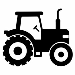 Tractor Black silhouette