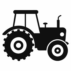 Tractor Black silhouette