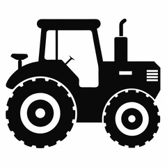 Tractor Black silhouette