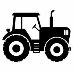 Tractor Black silhouette