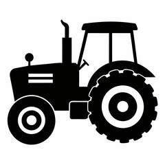 Tractor Black silhouette