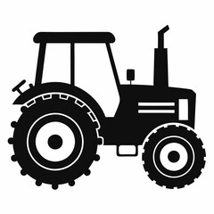 Tractor Black silhouette