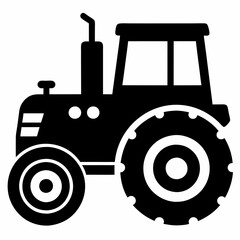 Tractor Black silhouette