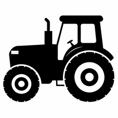 Tractor Black silhouette