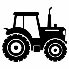 Tractor Black silhouette