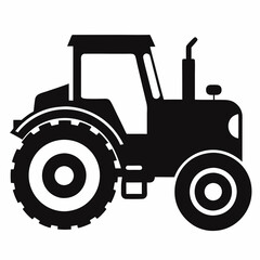 Tractor Black silhouette