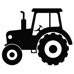 Tractor Black silhouette