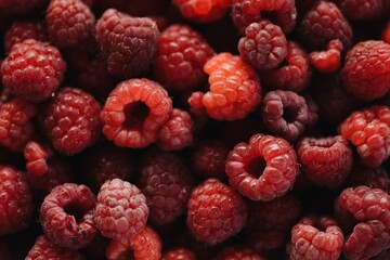 raspberry is a ripe and juicy berry