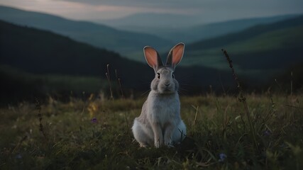rabbit in the grass