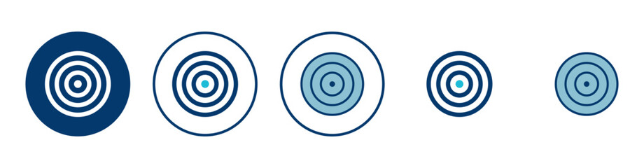 Target icon vector isolated on white background. Target vector icon. goal icon. marketing target. Aim