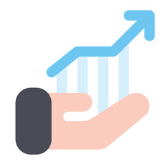 chart icon for illustration