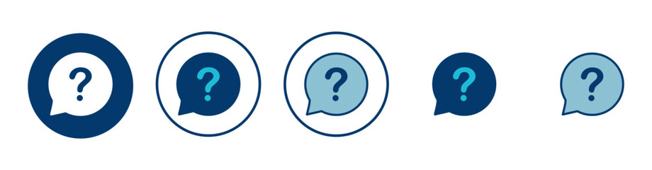 Question Icon vector isolated on white background. Question mark sign. help icon. Faq