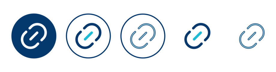 External link symbol icon vector. Link icon isolated on white background. Link vector icon. Hyperlink chain symbol