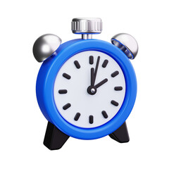 alarm clock 3d render icons