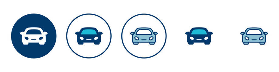 Car icon vector isolated on white background. Car icon vector.