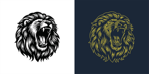 wolf mascot design of the head of arctic wolf. Vector wolf's head as a design element	