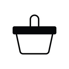 Basket vector icon