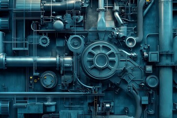 Industrial Machinery Abstract Background