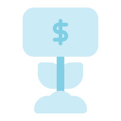 investment icon for illustration