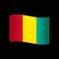 Fototapeta premium Guinean Flag