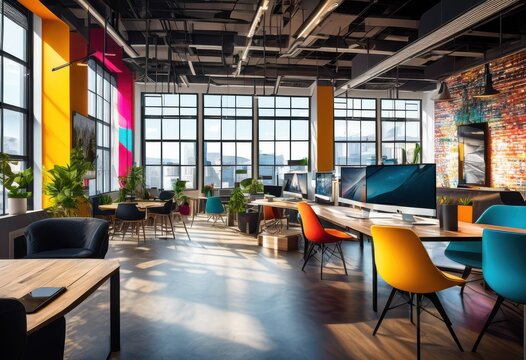 vibrant scene highlighting cutting edge digital marketing techniques strategies engaging environment, analytics, branding, content, conversion, campaign