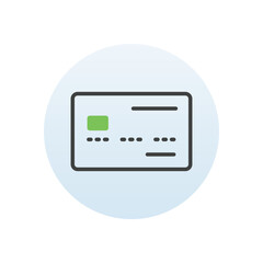 Credit Card vector icon