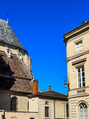 Street view of downtown Dijon, France