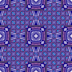  Ikat semless pattern for fabric, wallpaper, tiles, traditional seamless, Aztec, tribal. Hmong, Native American Indian, Pattern design for wrap, carpet, decorative illustration