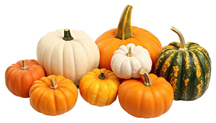 Obraz premium PNG Pumpkin vegetable squash plant.