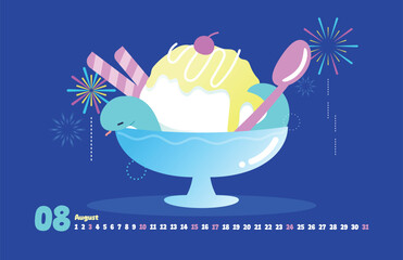 2025 을사년 뱀 캐릭터 달력 일러스트 08