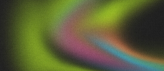 black green sky blue purple gradient grainy background with blazing green light and noise texture effect banner in the background