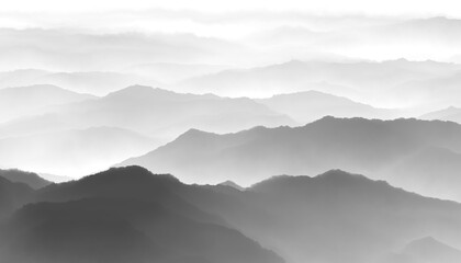 Obraz premium misty mountain landscape