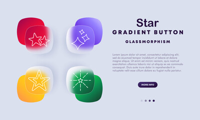 Star ranking set icon. Stars, sparkle, brightness, top, rating, excellence, performance, achievement, award, competition, review, favorite, best, success, feedback, evaluation, quality, speed