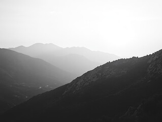 Mountain Range Landscape