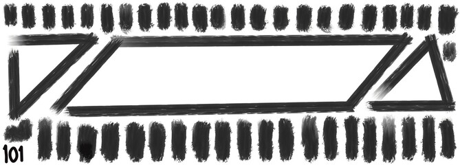 Grunge stripes mega set bundle collection. Black labels, frames, paint texture. Brush strokes mockups template. Background handmade design elements.
