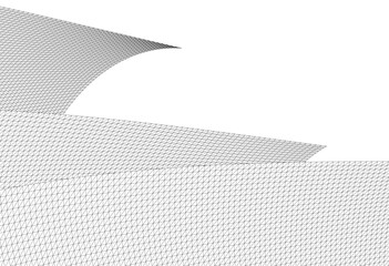 Architectural drawing. Futuristic background