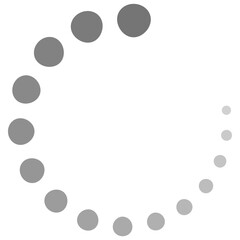 読み込み中のロゴマーク　円形