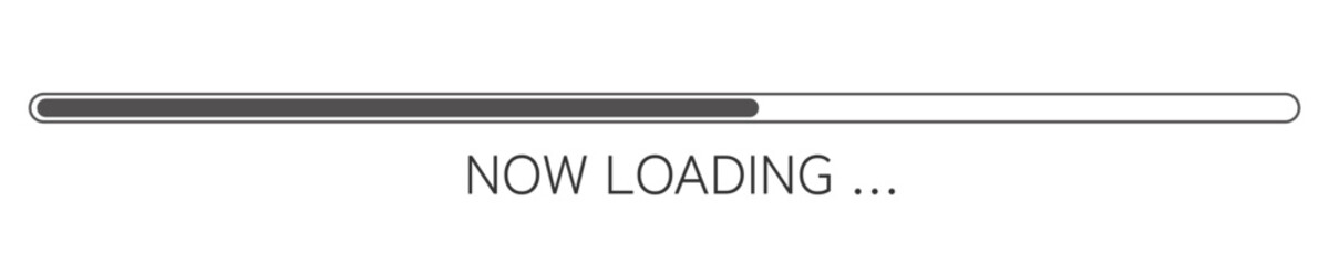 ローディングのバーアイコン　読み込み中　ダウンロード　インストール