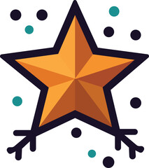 christmas kawaii flat icon