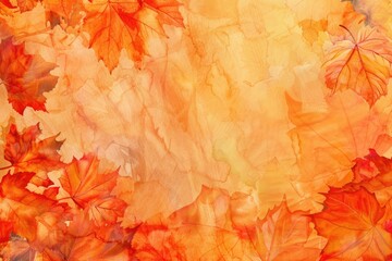 A bunch of leaves stuck to the wall