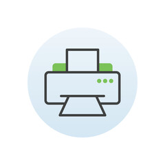 Printer vector icon