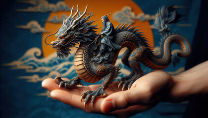 Obraz premium 龍（ドラゴン） 子供