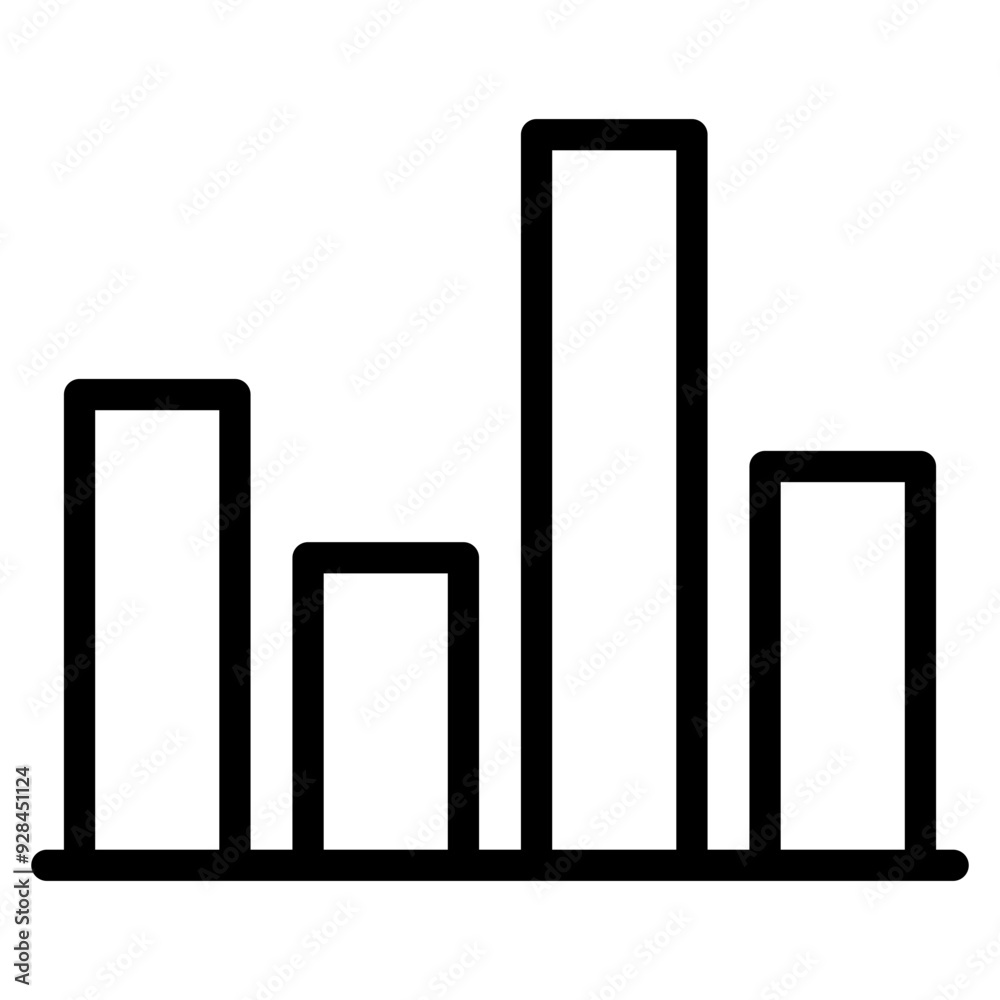 Canvas Prints graph bar