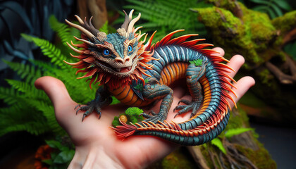 Obraz premium 龍（ドラゴン） 子供