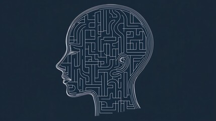 brain formed maze puzzle