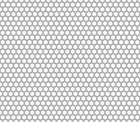 Pattern of geometric shapes. Bold rounded hexagons mosaic pattern. Hexagon shapes. Seamless tileable vector illustration.